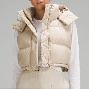 Lululemon Trench Super Cropped Wunderpuff Vest